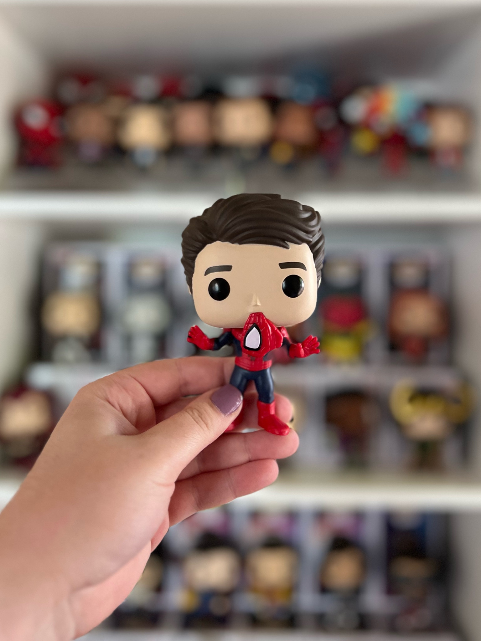 Sharing my Funko Pop collection with you all, starting with one of my faves—this Andrew Garfield Spidey with the mask in his mouth! Literally one of my most favorites in my Spidey Funko collection 🥰 

#LTKFamily #LTKFindsUnder100