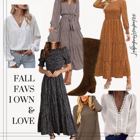 Want a view into my Fall closet? These are my favs for Fall transition. It’s still warm here so dresses are a great option.

#LTKunder50 #LTKSeasonal #LTKhome