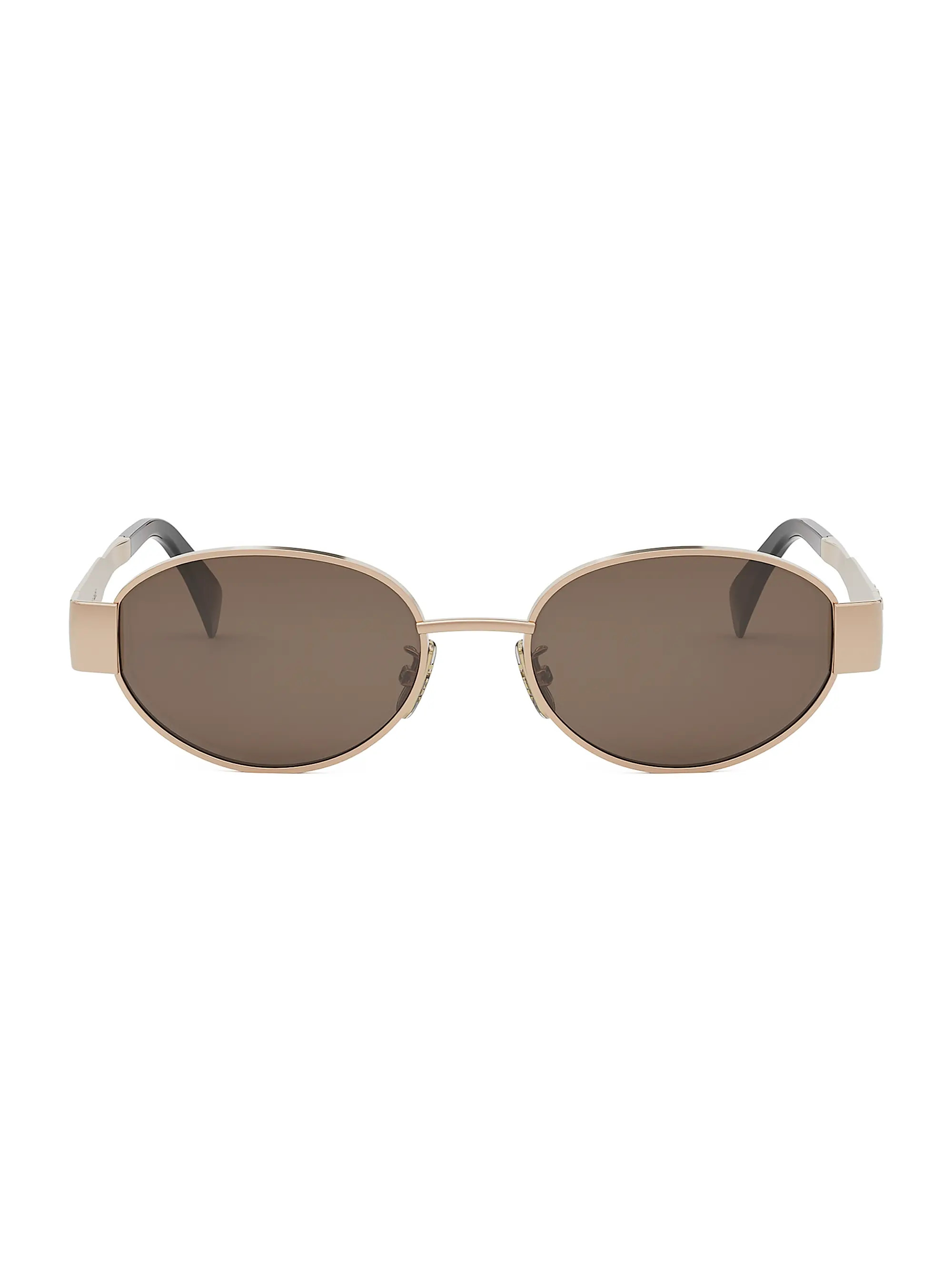 Metal Triomphe 54MM Oval Sunglasses | Saks Fifth Avenue