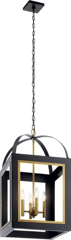 Kichler 52029BKNBR Vath Pendant, 4-Light 240 Total Watts, Black | Amazon (US)