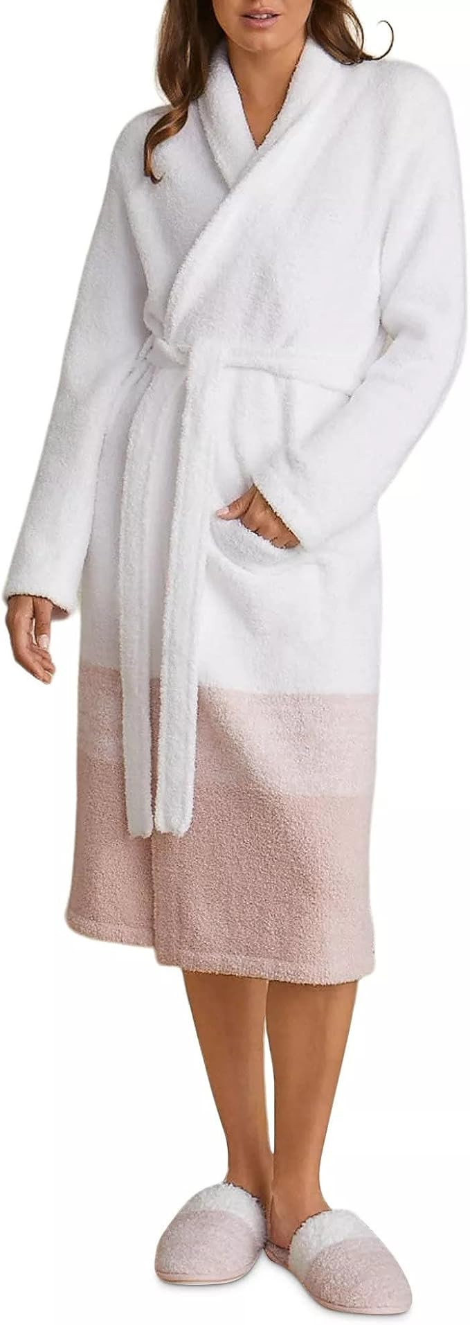 Barefoot Dreams CozyChic Heathered Stripe Robe, Plush Pool Robe, Sexy Long Night Robe, Chic Robe,... | Amazon (US)