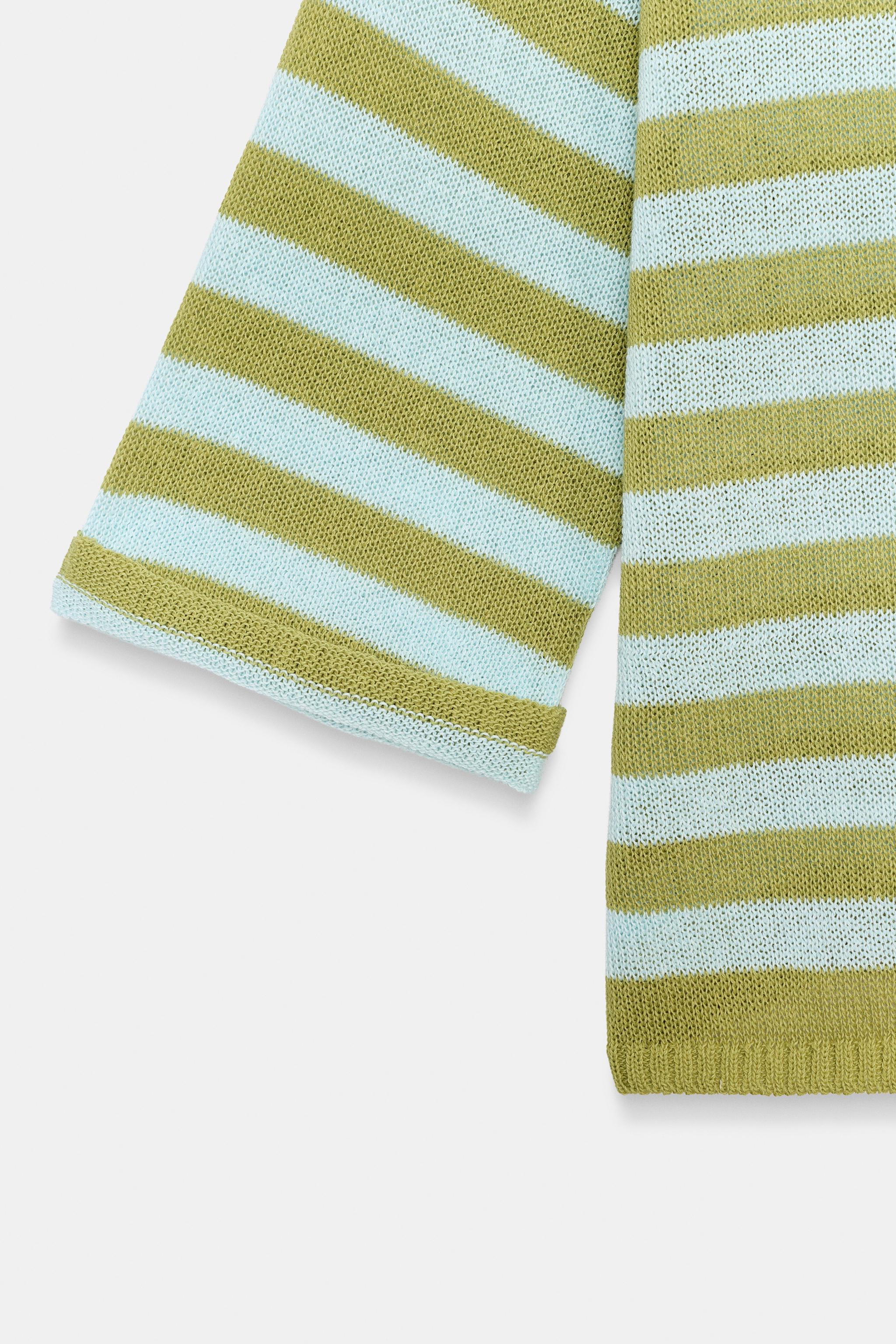 STRIPED KNIT JUMPER | Zara UK