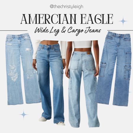 American Eagle Wide Leg &Cargo Jeans 💙

Big Spring sale starting March 8th! Start saving your spring favorites to prepare for the sale ✨

#springoutfit #traveloutfits 

#LTKsalealert #LTKSpringSale #LTKmidsize