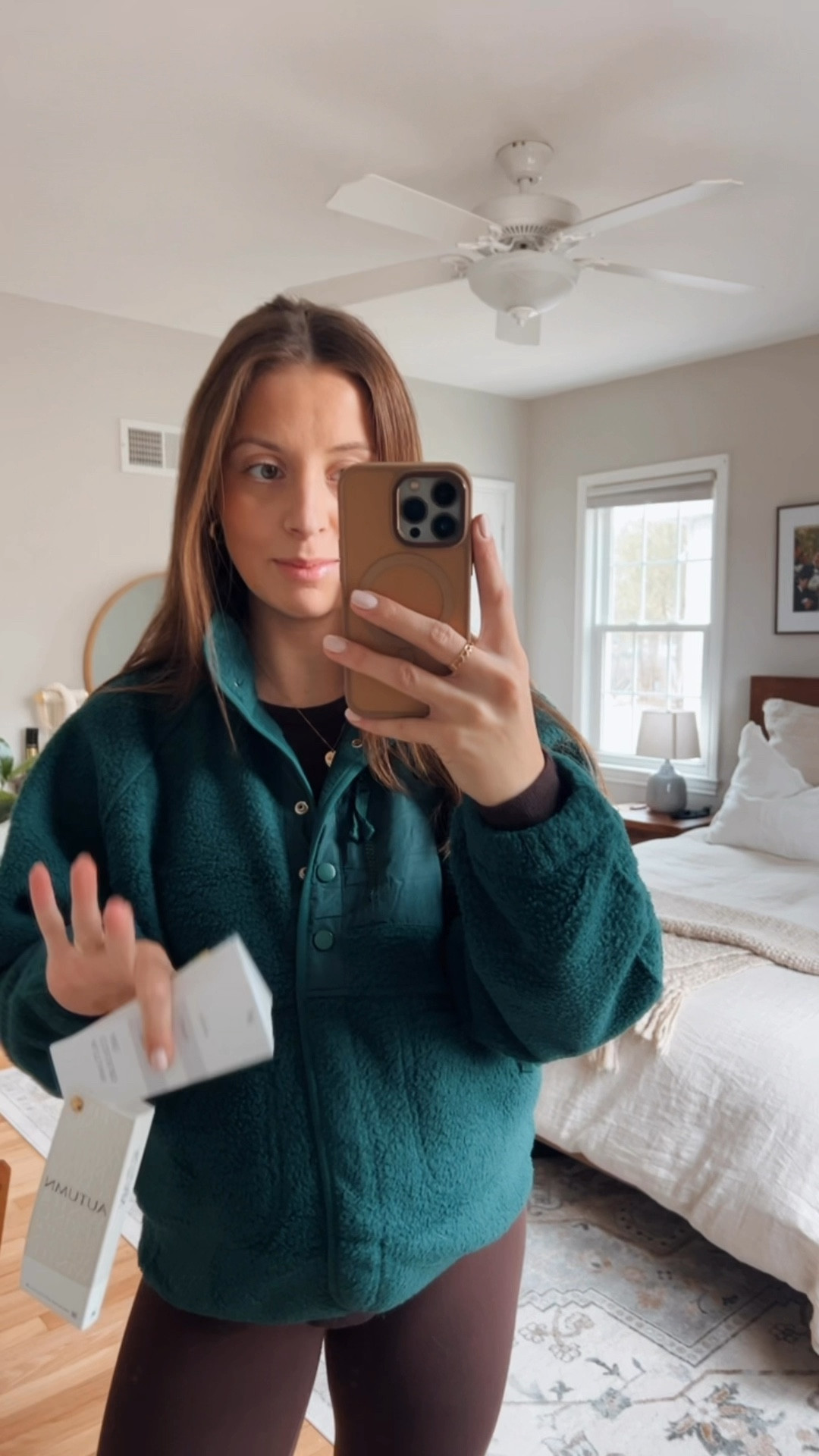 Amazon dupe for the Free people hit the slopes fleece! Amazing kingfisher color for Autumns & Summers! Wearing size M