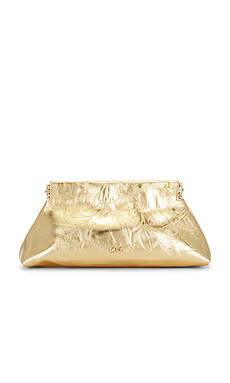 Cult Gaia Lillia Mini Clutch in Brass from Revolve.com | Revolve Clothing (Global)