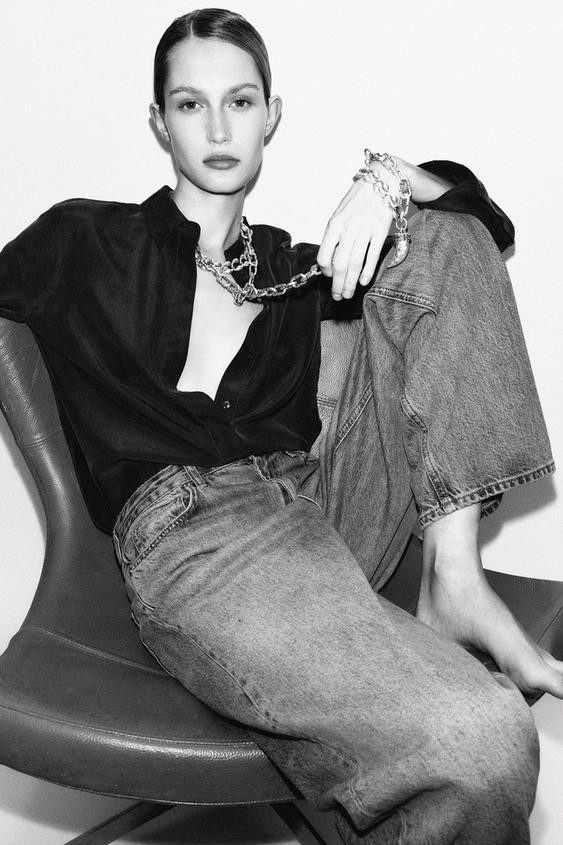 METAL HORN NECKLACE | Zara US