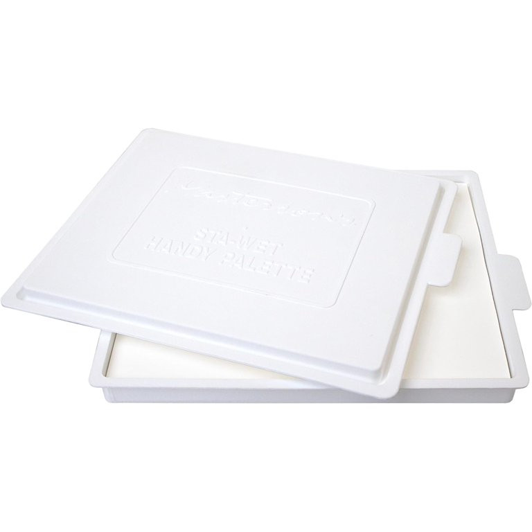 Masterson Sta-Wet Handy Palette 8.5x7, Airtight Stay Wet Palette Keeps Paint Fresh | Walmart (US)