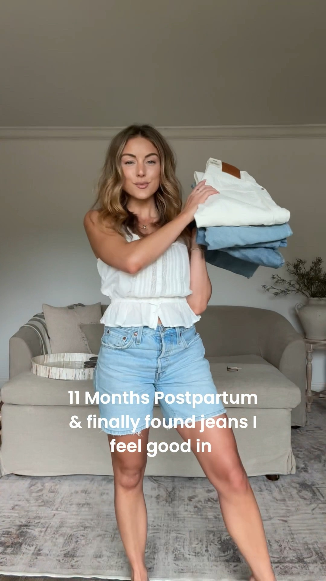 11 Months PP and finally found jeans 👏🏼 comment ‘JEANS’ and I’ll send them all to ya!

#LTKSummerEdit #LTKFamily #LTKStyleTip