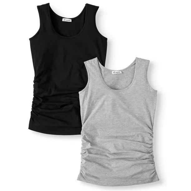 Oh! Mamma Maternity Tank 2 Pack - Available in Plus Sizes - Walmart.com | Walmart (US)