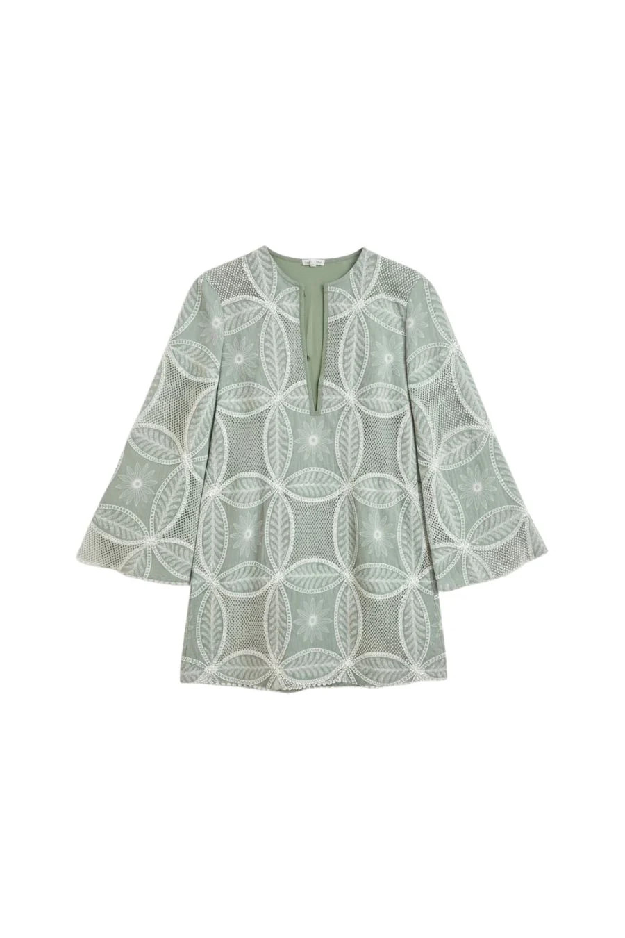 Mini Dress Gia in Sage Plain | Poupette St Barth | Bunny & Babe | Bunny & Babe