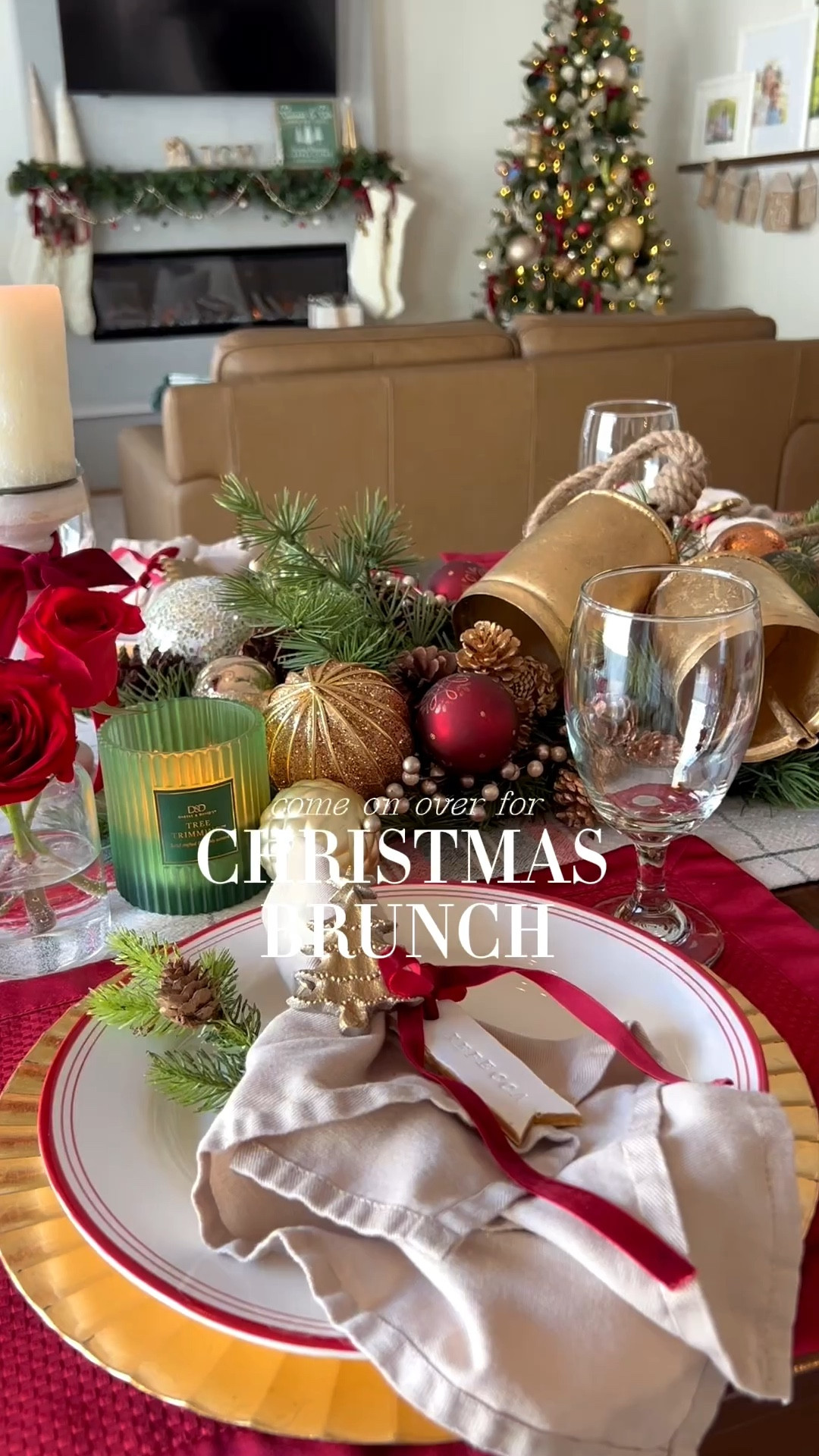 Table favorites to create that “classic Christmas” look this year ❤️🎄 We got these placemats as wedding gifts and have used them ever since. A simple gold charger and neutral linen napkin can be used for so many occasions, while changing out the accents! ❤️ See my other posts for more holiday magic ✨ Becca 

#LTKmomlife #LTKHoliday #LTKHome