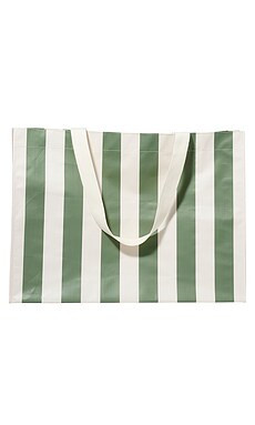 Sunnylife Carryall Beach Bag in The Vacay Olive Stripe from Revolve.com | Revolve Clothing (Global)