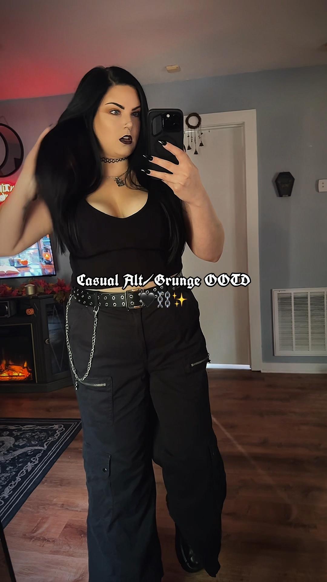 Casual alt/grunge OOTD 

#LTKootd #LTKMidsize #LTKPlusSize