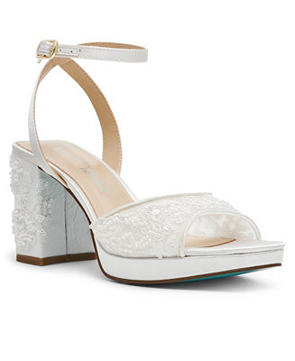 Betsey Johnson Women's Junie Ankle Strap Dress Sandals - Macy's | Macy's
