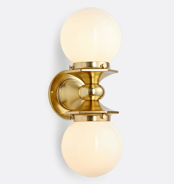 Pittock Double Sconce | Rejuvenation