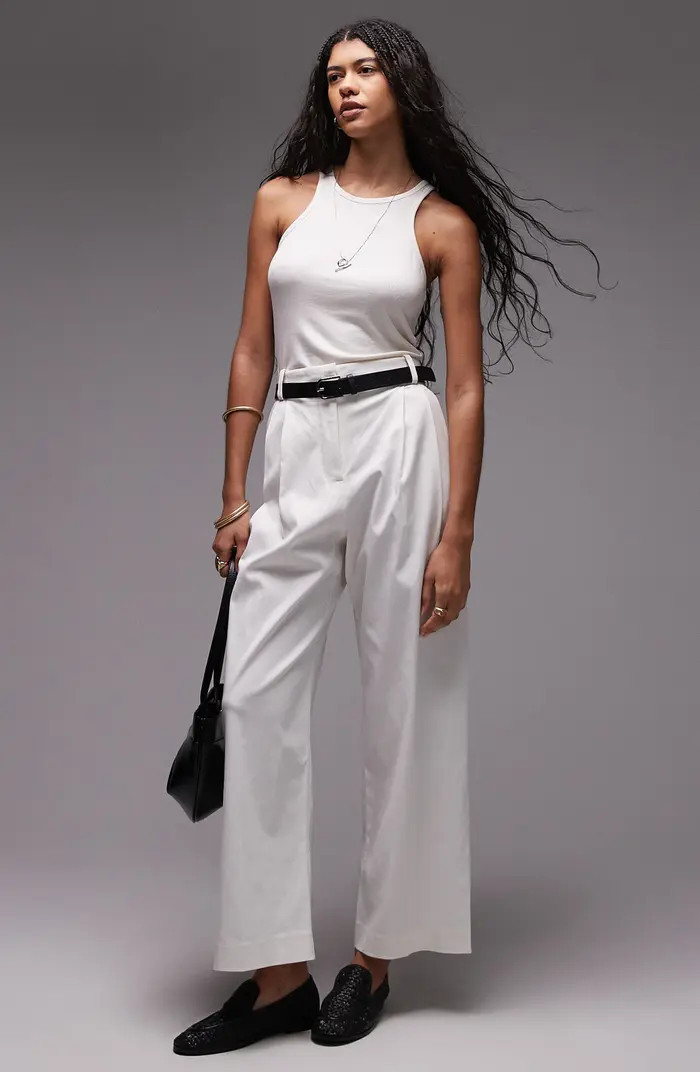 Topshop Straight Leg Pants | Nordstrom | Nordstrom