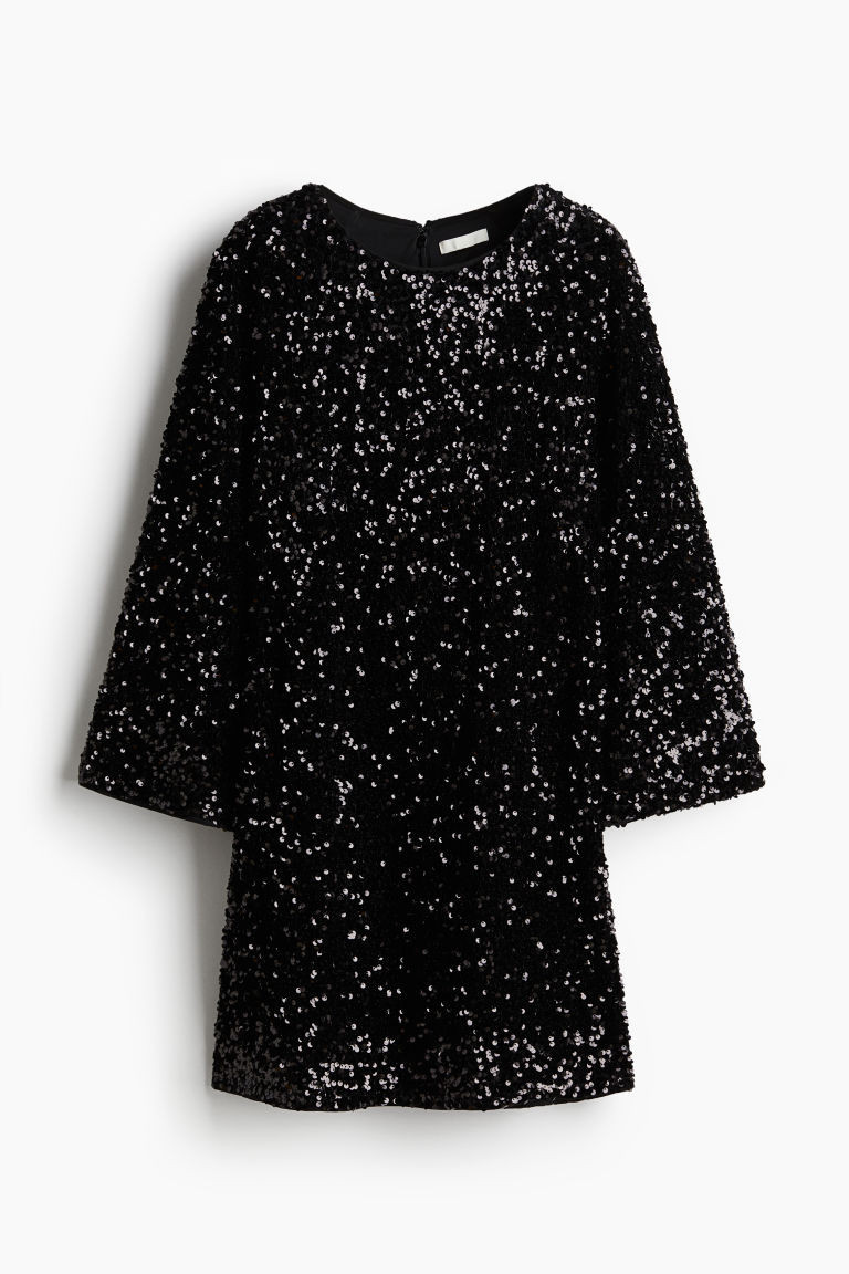 Sequined A-line dress | H&M (UK, MY, IN, SG, PH, TW, HK)