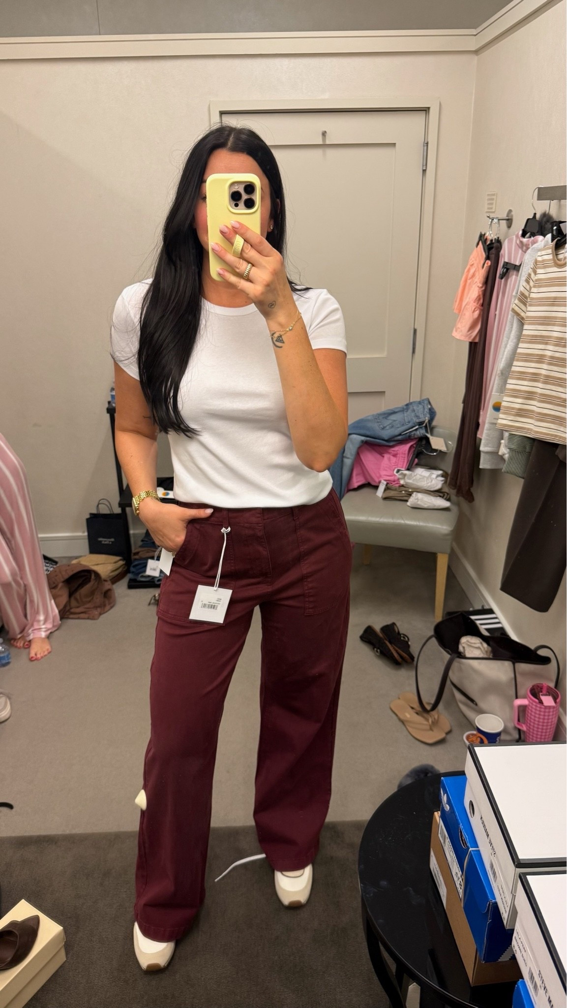 I left with this whole look! Wearing a 28 in the jeans 🤍

#LTKootd #LTKgrwm #LTKSaleAlert