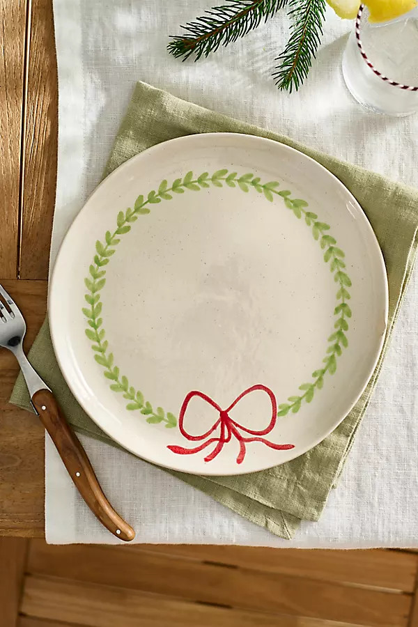 Bow + Vine Stoneware Side Plate | Terrain