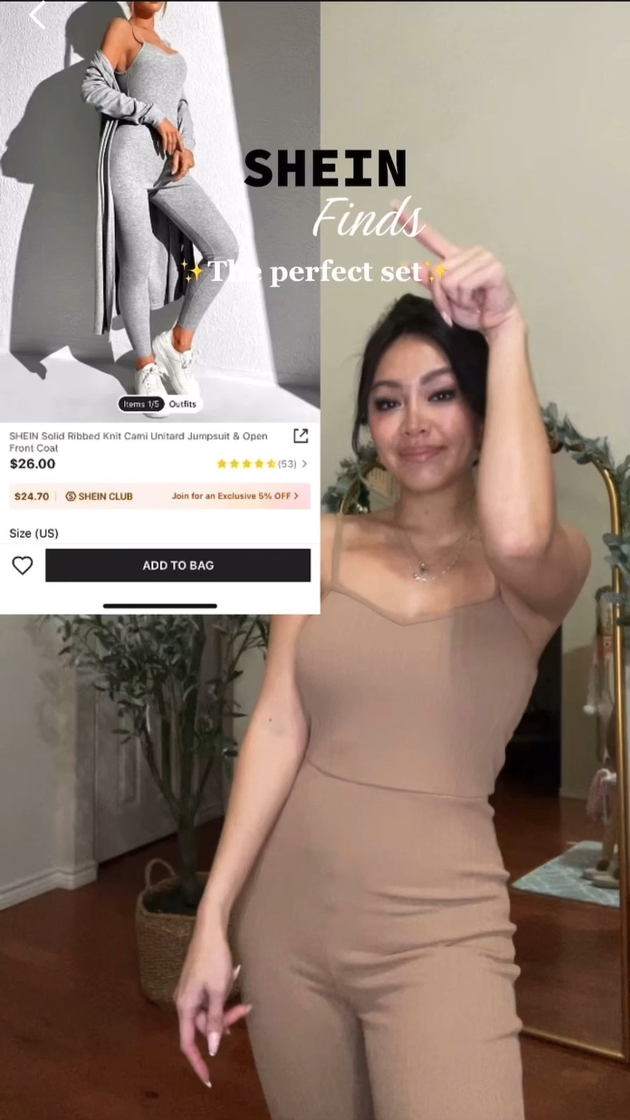 Shein set and jumpsuit  Love a good quality affordable set. This set can be worn so many ways  

#LTKsalealert #LTKunder50 #LTKFind