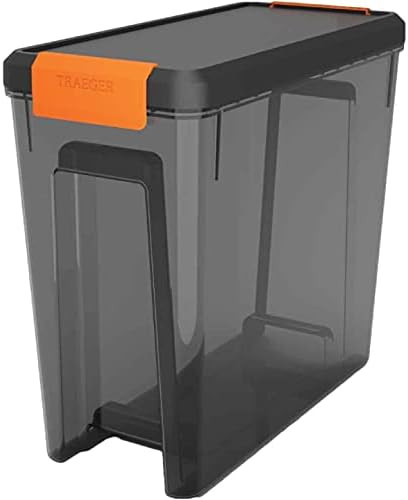 RCK Sales Plastic Smoker Pellet Storage Bin & Lid for 22 LBS by Traeger Grills BAC615 | Amazon (US)