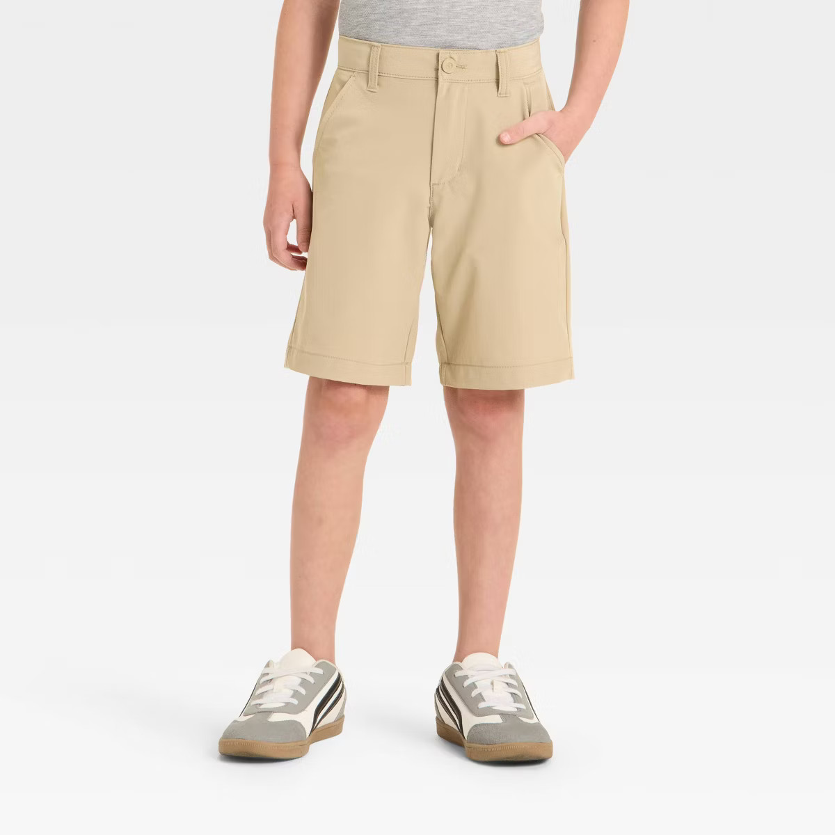 Boys' Uniform Quick Dry Shorts - Cat & Jack™ Blue 12 | Target