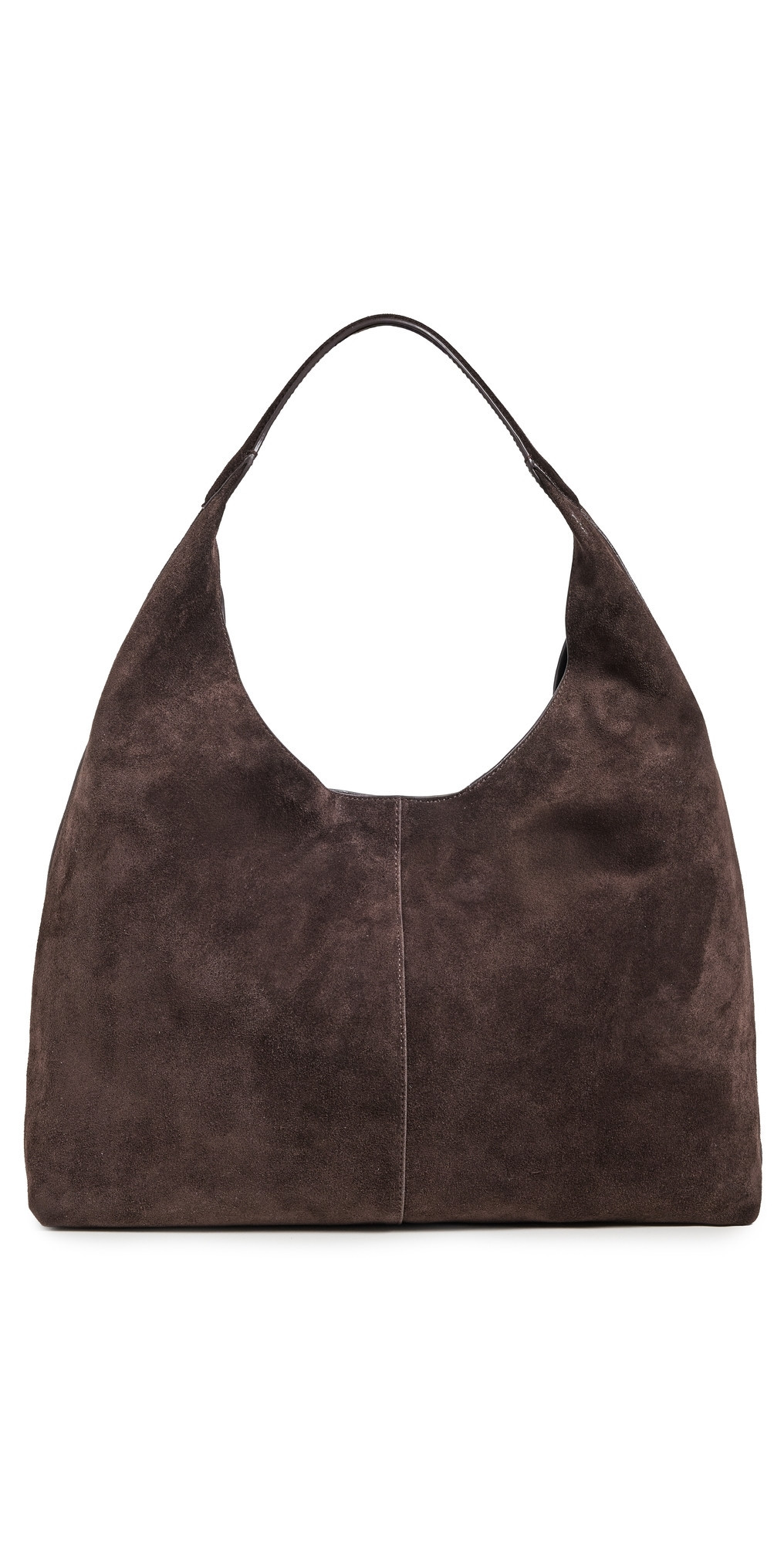 Madewell Suede Large Slouchy Shoulder Tote Dark Carob One Size | Shopbop