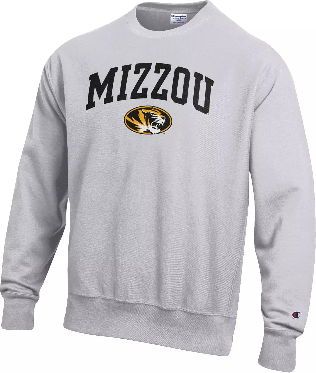 Champion Men's Missouri Tigers Grey Reverse Weave Crew Sweatshirt | DICK'S Sporting Goods