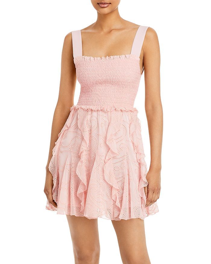 Jocelyn Smocked Mini Dress | Bloomingdale's (US)