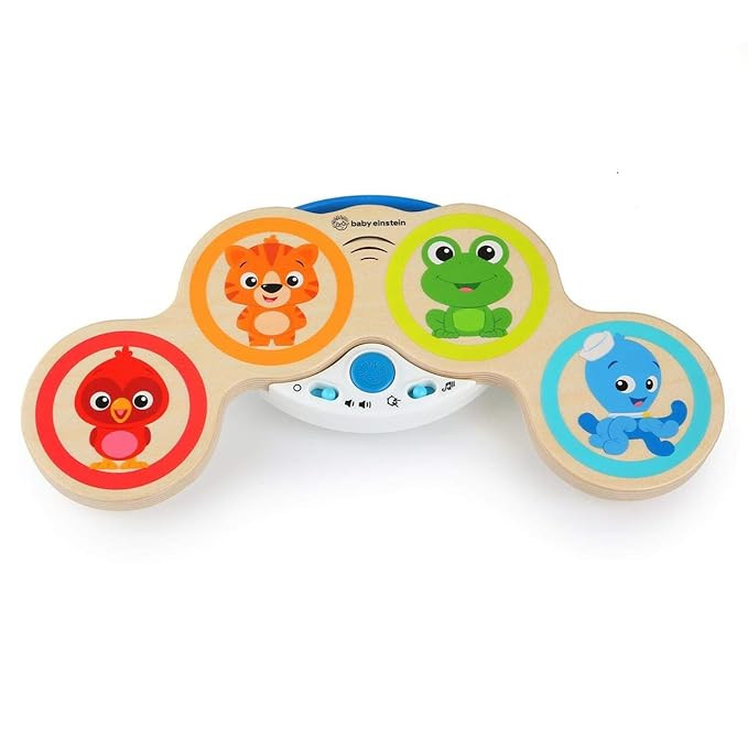 Baby Einstein Magic Touch Wooden Drum Musical Toy, Ages 6 months Plus | Amazon (US)