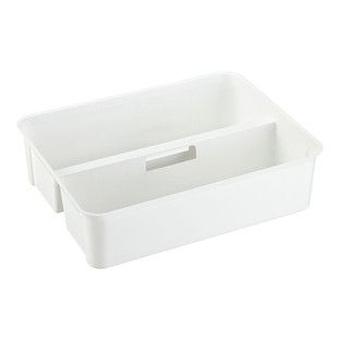 Large Smart Store Handled Tray | The Container Store
