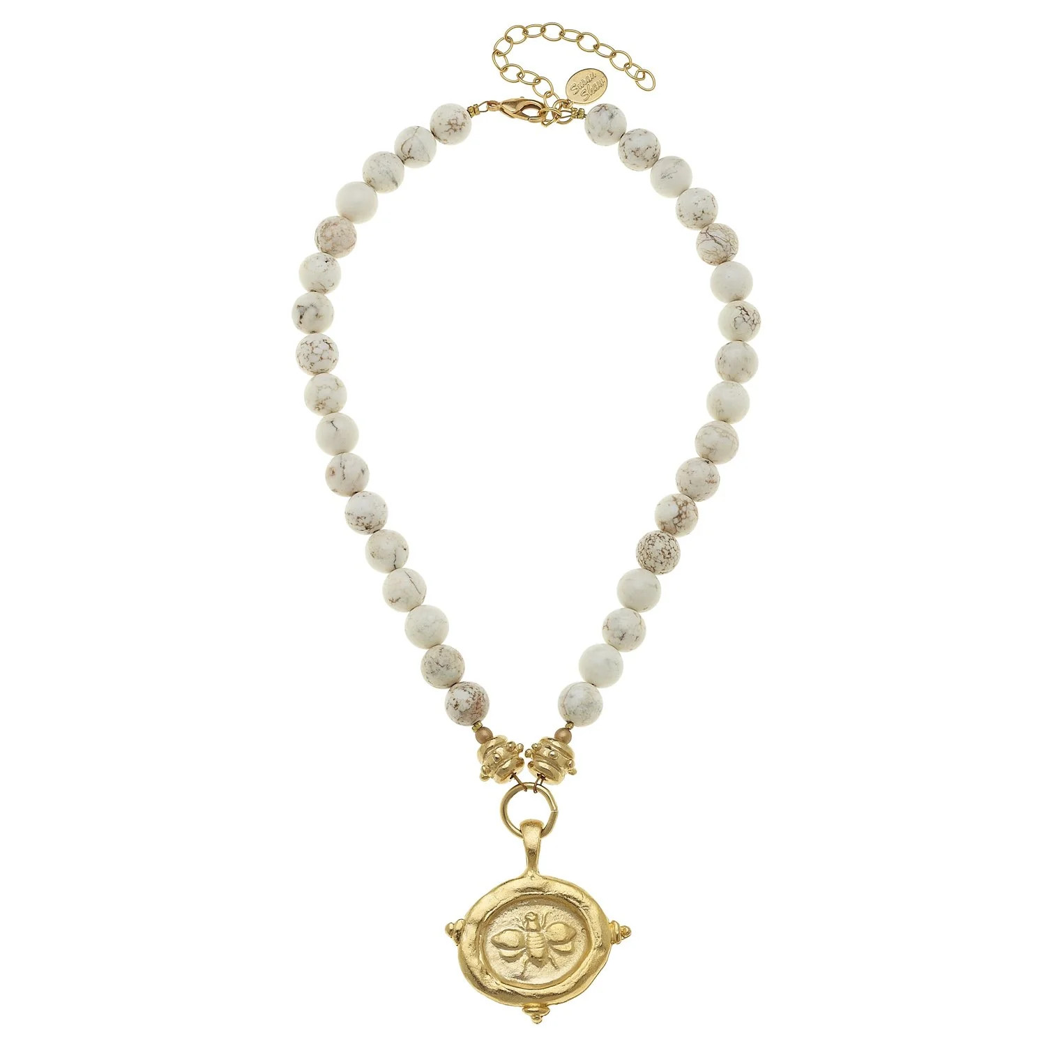 Bee Intaglio Stone Necklace | Susan Shaw