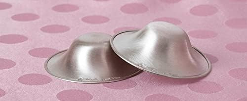 SILVERETTE The Original Silver Nursing Cups, Silverettes Metal Healing Nipple Covers for Breastfe... | Amazon (US)