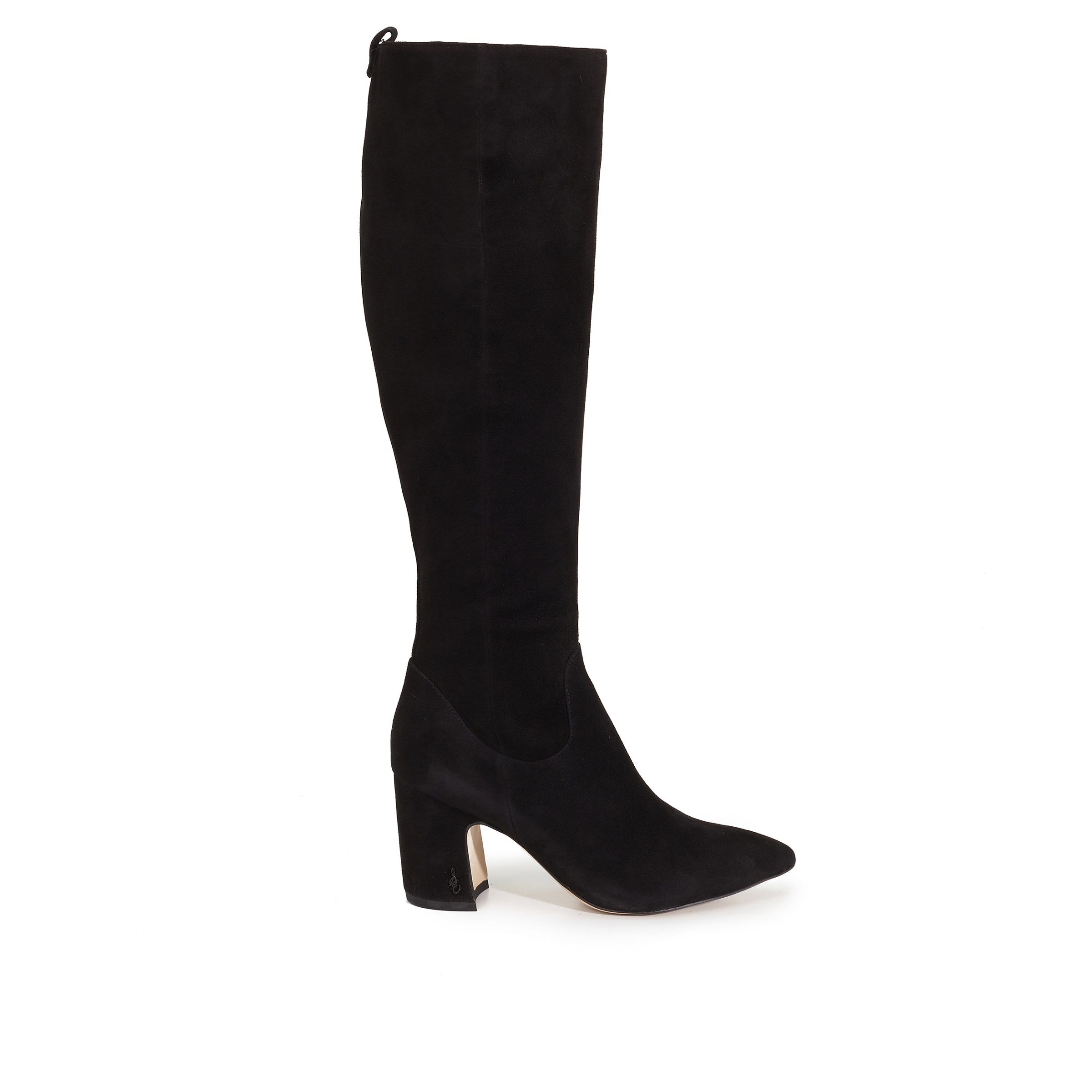 Sam Edelman Hai Knee High Boot Black Suede | Sam Edelman