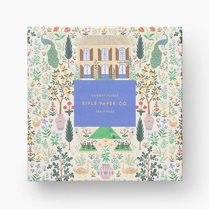 RIFLE PAPER CO. Illustrated Jigsaw Puzzle | 500 Pieces, Printed in Full Color, Paper Wrapped Gift... | Amazon (US)