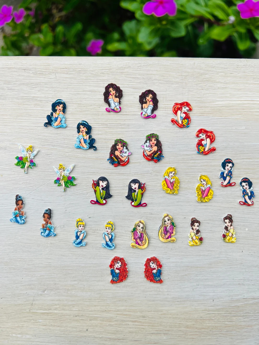Fairies & Princess Earrings/the Little Mermaid/disney Princess/beauty and the Beast/disney Jewelr... | Etsy (US)