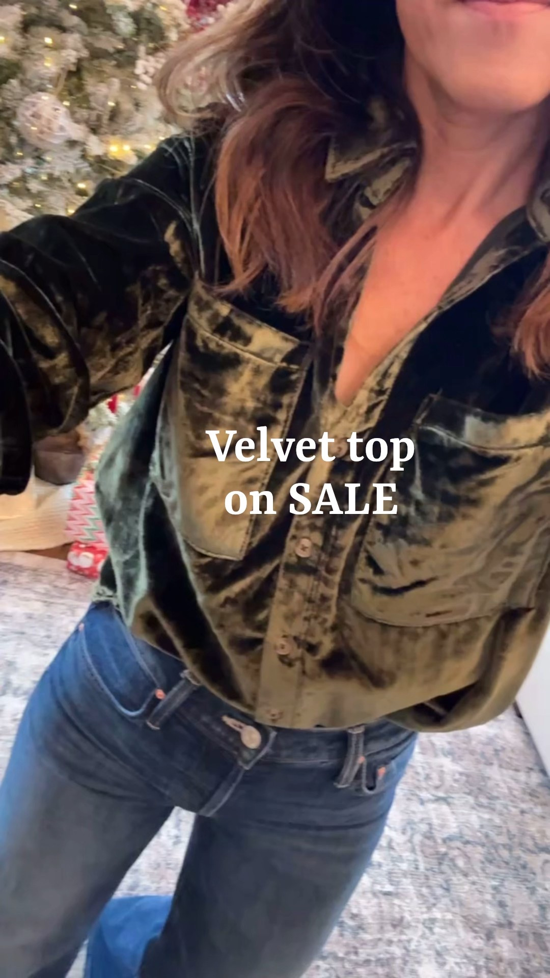 Size xs. Variety of colors. 
So pretty with just a touch of shine to this velvet  

#LTKHoliday #LTKSeasonal #LTKSaleAlert