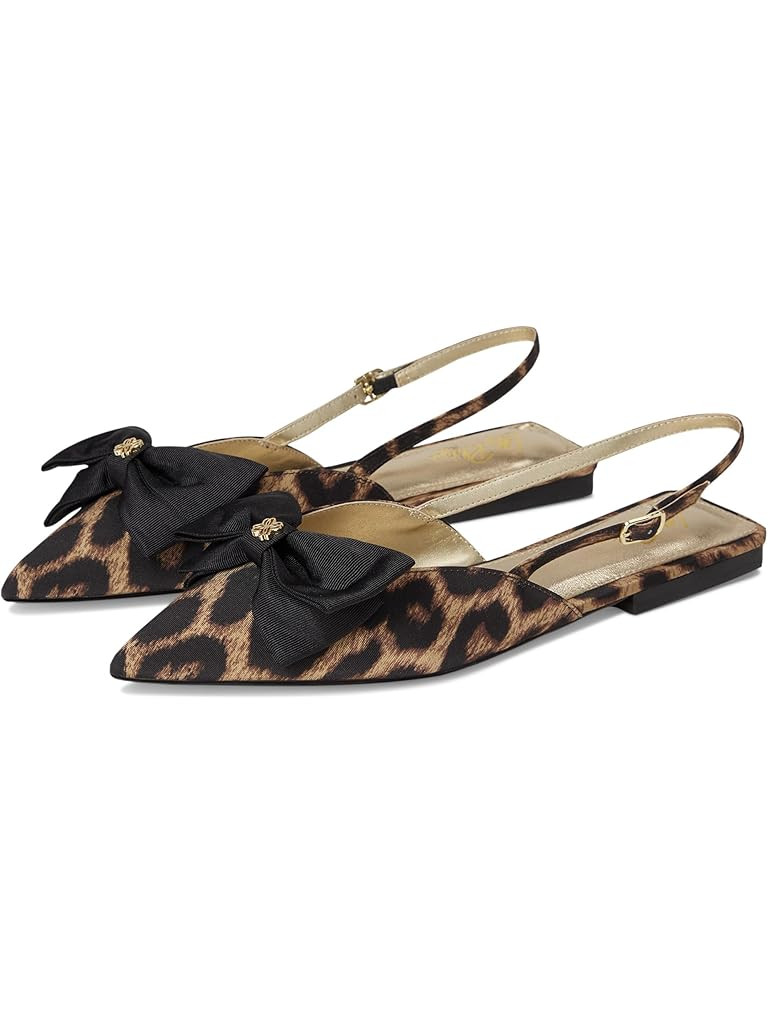 Brit Leopard Bow Slingback | Zappos
