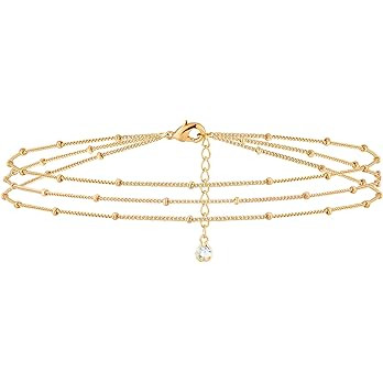 MEVECCO Bracelet for Women 14K Gold Plated Dainty Chain Simple Jewelry Cute for Girls | Amazon (US)
