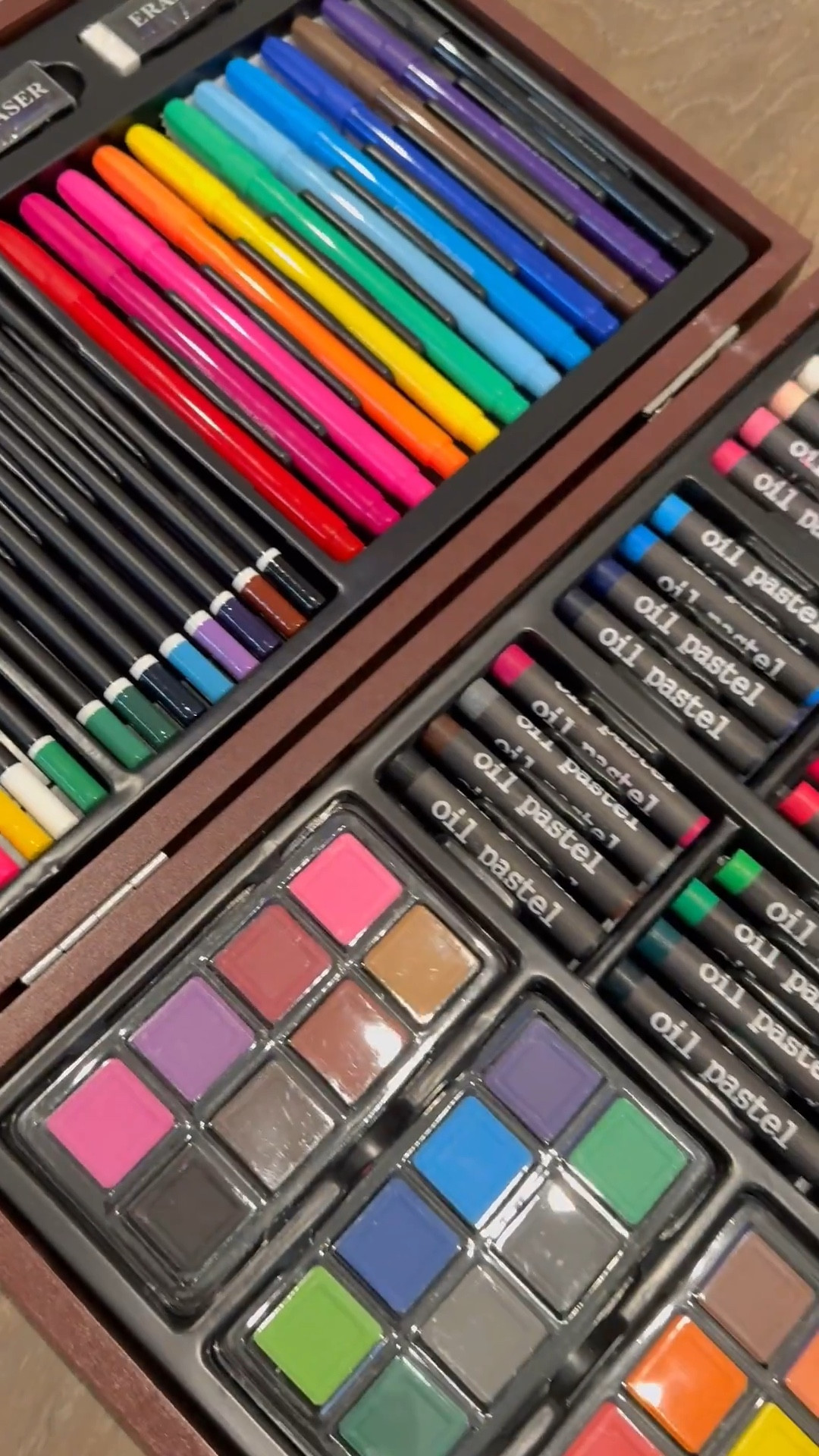 Christmas Gift Idea For Kids 🎁
My 6 year old has been really into drawing lately so when I saw this personalized art set I knew I had to grab it for him 🎨 It has colored pencils, markers, oil pastels, water paint, paintbrushes, a pencil sharpener and erasers inside. 25% off right now! 

Kids gift ideas, 6 year old birthday gifts, kids birthday gifts, drawing set, personalized art set

#LTKGiftGuide #LTKKids #LTKHoliday