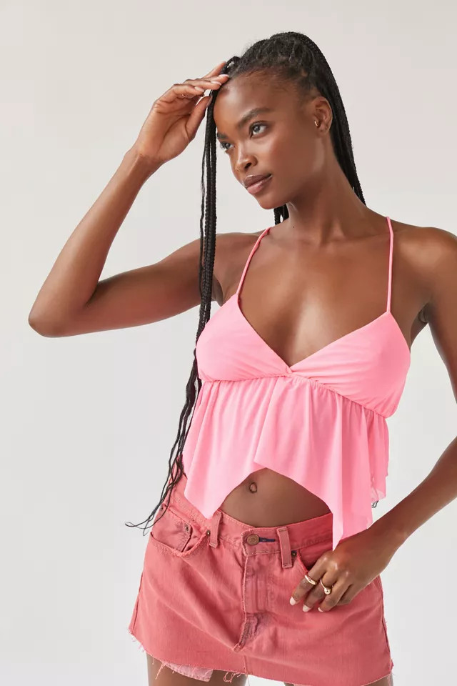 UO Shore Babydoll Cami | Urban Outfitters (US and RoW)