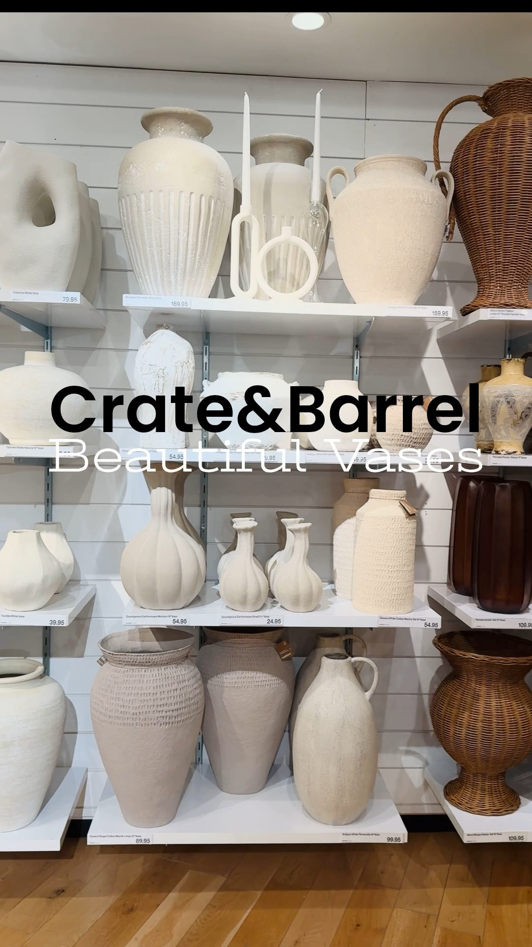 🤩Beautiful Neutral Vases from Crate&Barrel! 

Home Decor | Modern Decor | Transitional Decor | Centerpiece 

#LTKHome