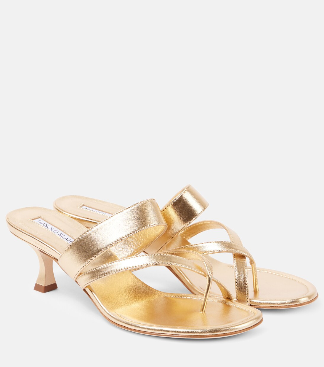 Susa 50 metallic leather mules | Mytheresa (US/CA)