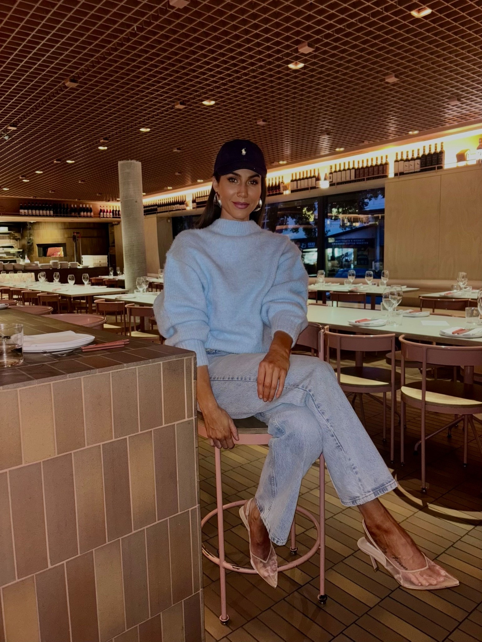 Dinner outfit  
Hat : @fwrd 
Sweater : @ Glassons 
Jeans : @ Zara 
Shoes : @tony bianco 

#LTKstyletip #LTKgiftguide #LTKaustralia