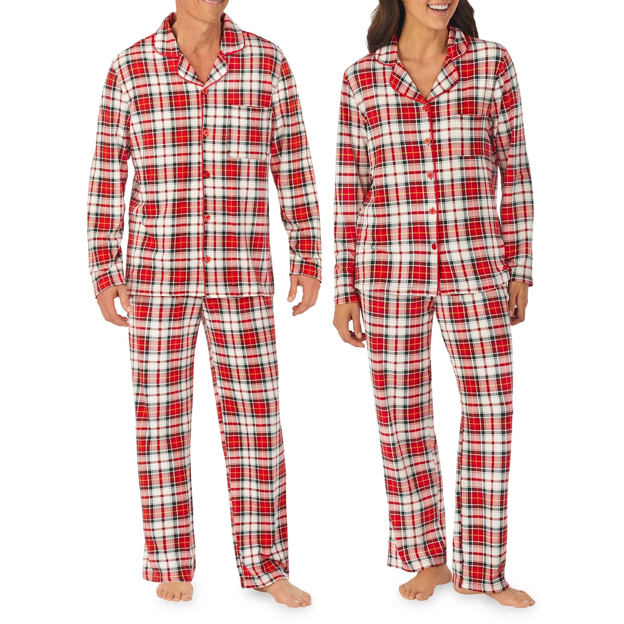 Pajamarama His and Hers Holiday Matching Pajama Set | Walmart (US)