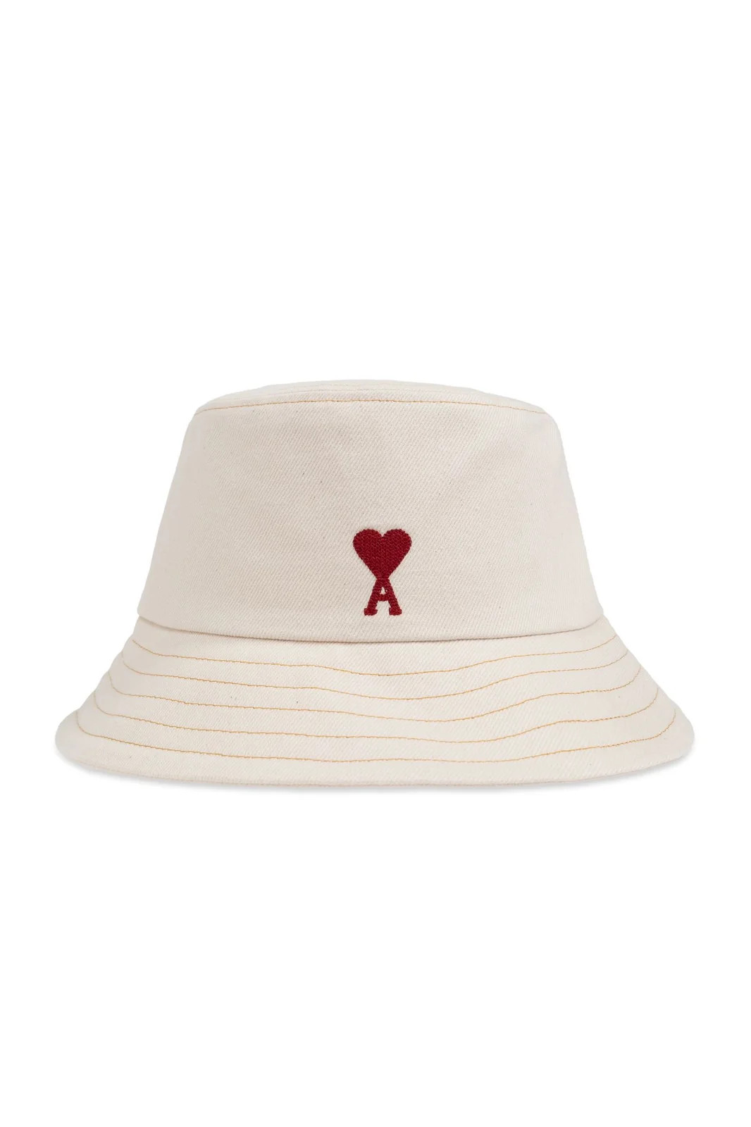 AMI Paris Ami de Coeur Logo Embroidered Bucket Hat | Cettire Global