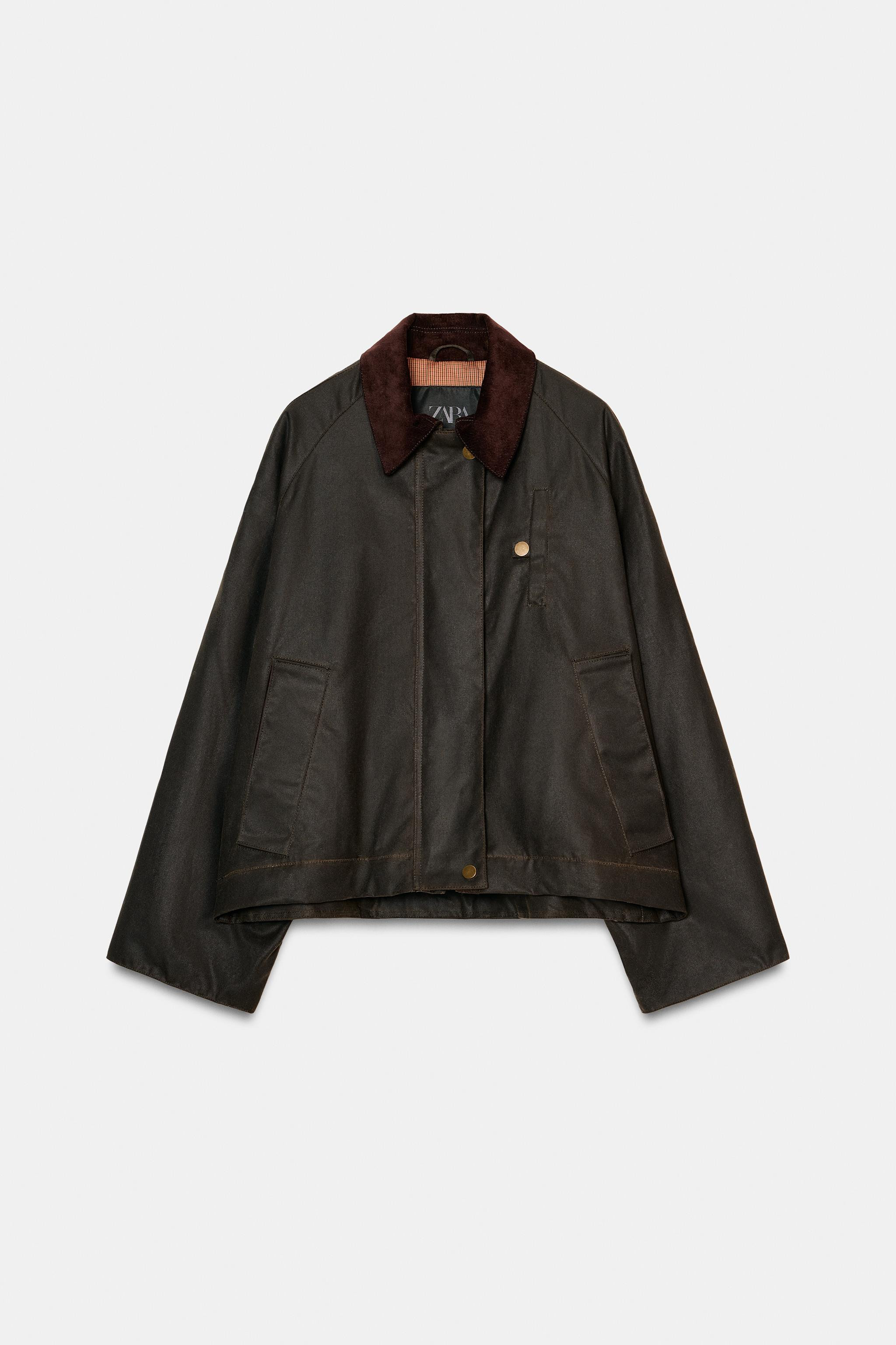 ZW COLLECTION WAXED JACKET | Zara US