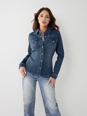 TRUE RELIGION WESTERN DENIM SHIRT | eBay | eBay US