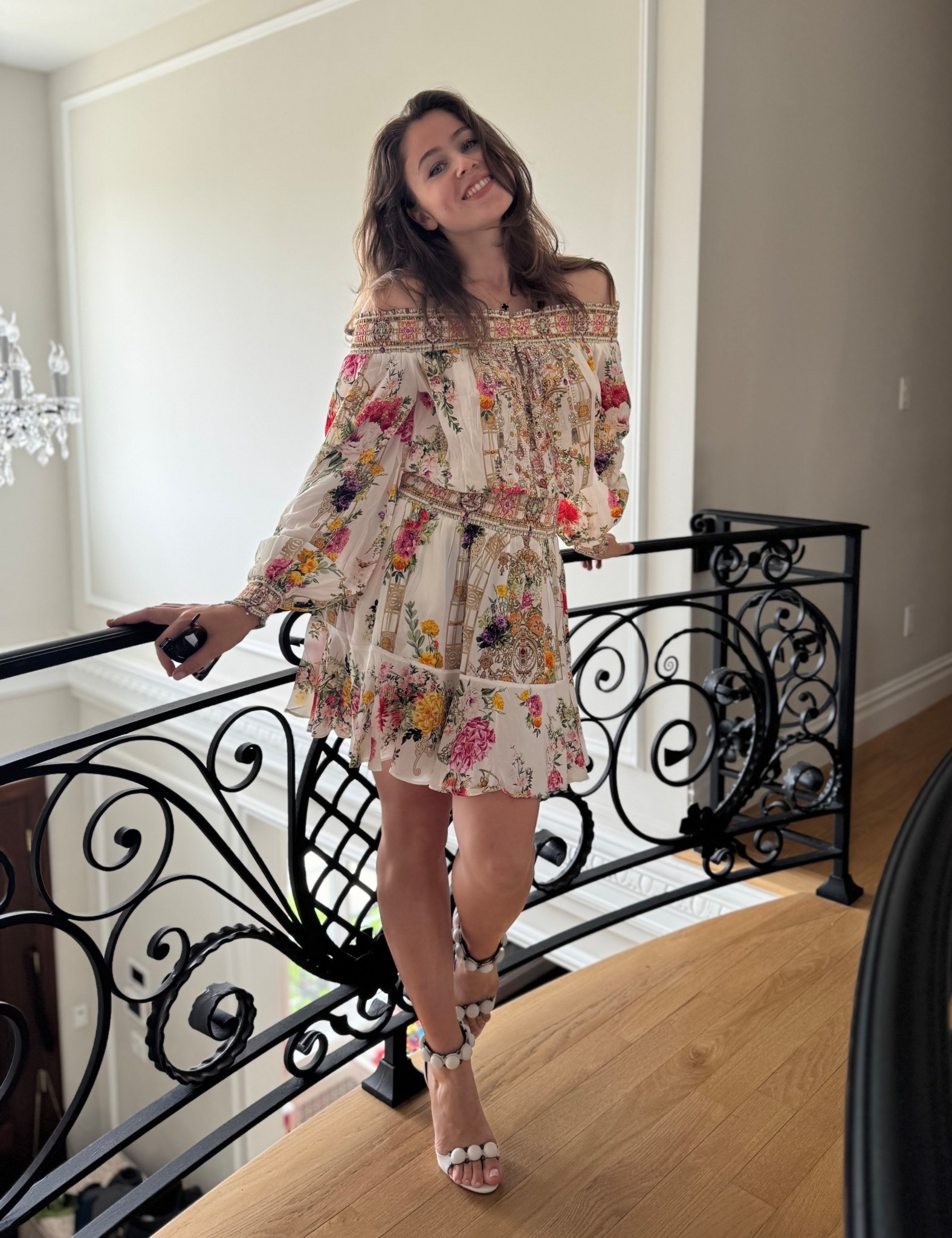 Summer soirées call for pretty floral dresses and sexy heels.

Camilla dresses are perfect for this hot season because their silk and linen pieces are light as a feather.  

Saks 60% off Designer sale has my dress and more on discount!

I have worn these Alaia heels to almost every occasion lately and they never disappoint. Also part of the sale!
#SaksPartner #Saks


#LTKStyleTip #LTKSummerEdit #LTKSaleAlert