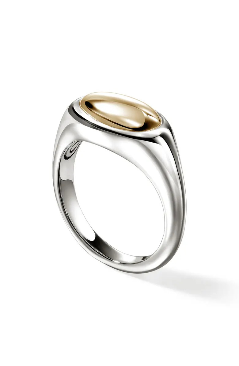 John Hardy Pebble Ring, Sterling Silver, Gold | Nordstrom | Nordstrom
